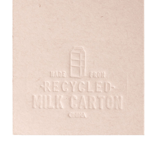 Recycled Carton Rectangle Bookmarks Logo